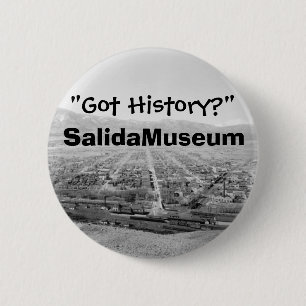 Badge Rond 5 Cm "A obtenu l'histoire ? "