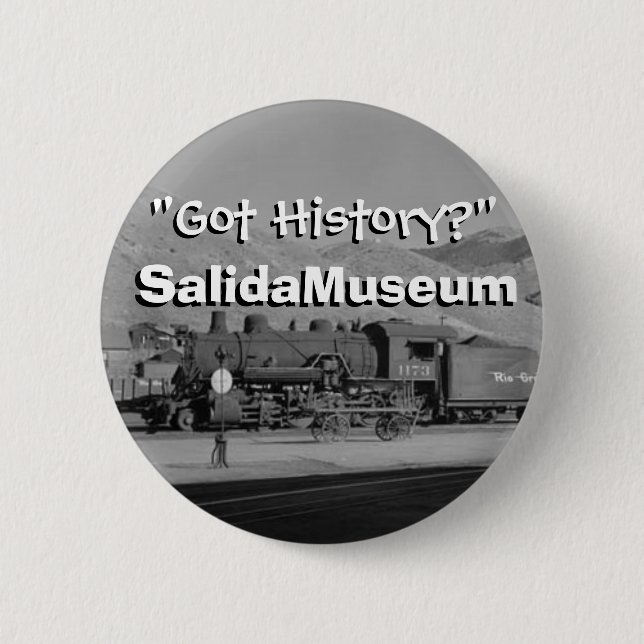 Badge Rond 5 Cm "A obtenu l'histoire ?" III (Devant)