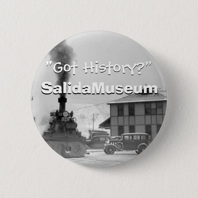 Badge Rond 5 Cm "A obtenu l'histoire ?" IV (Devant)