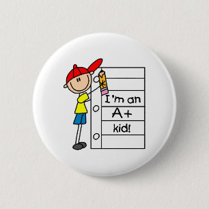 Badge Rond 5 Cm A plus l'enfant