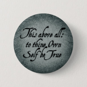 Badge Rond 5 Cm À Thine possédez l'individu soit vrai