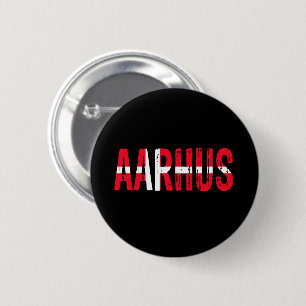 Badge Rond 5 Cm Aarhus Danemark