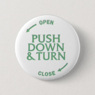 Badge Rond 5 Cm Abaissez et tournez