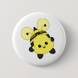 Badge Rond 5 Cm Abeille de Cutie
