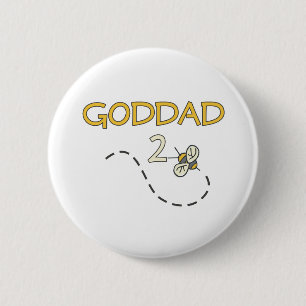 Badge Rond 5 Cm Abeille de Goddad 2