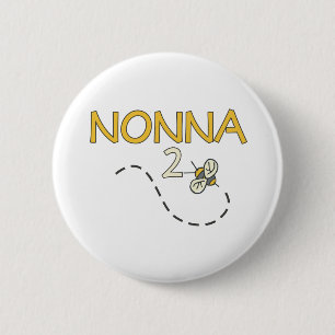 Badge Rond 5 Cm Abeille de Nonna 2