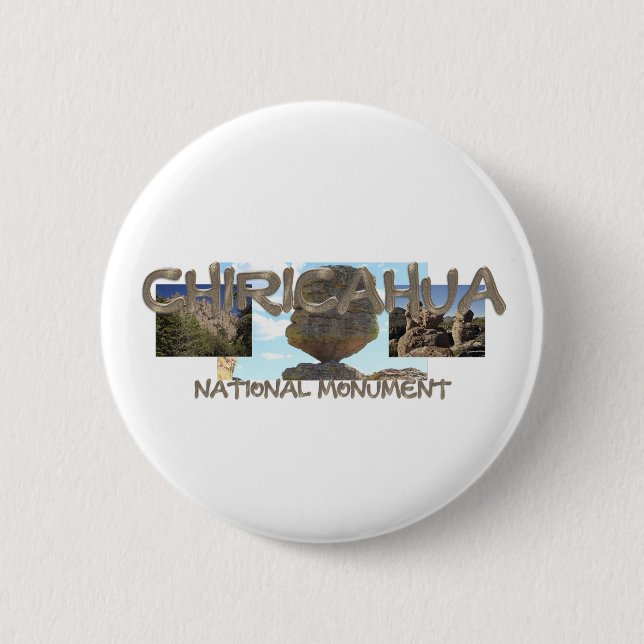 Badge Rond 5 Cm ABH Chiricahua NM Buttons (Devant)