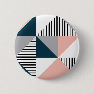Badge Rond 5 Cm Abstract ful geometry