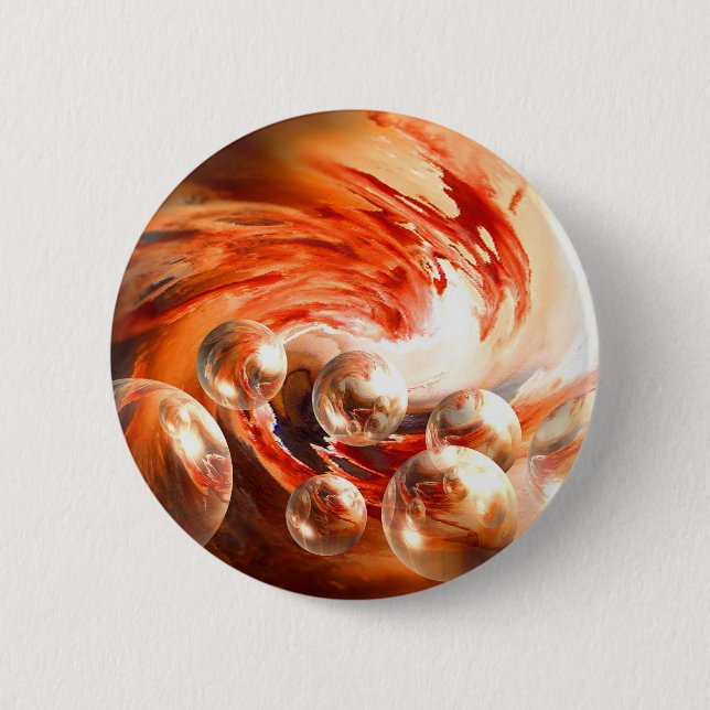 Badge Rond 5 Cm Abstrait contemporain (Devant)