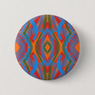 Badge Rond 5 Cm abstrait orange