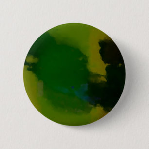 Badge Rond 5 Cm Abstrait vert créatif