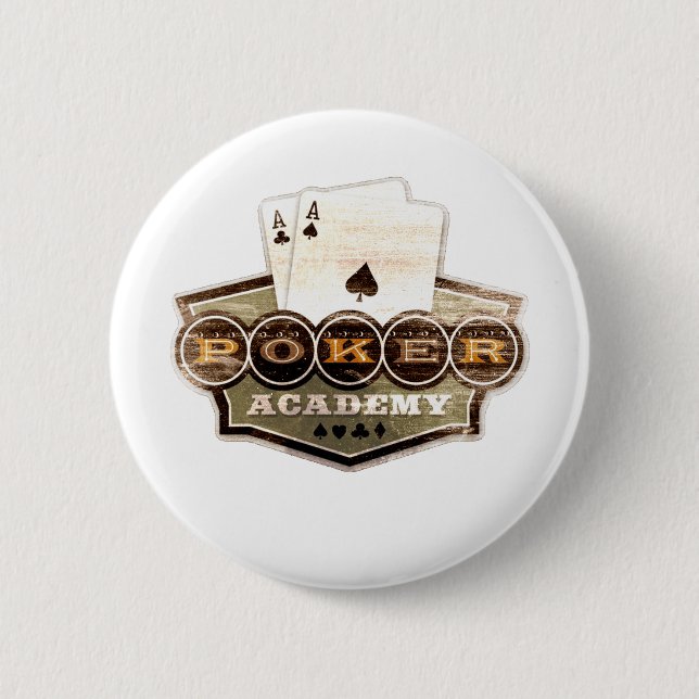 Badge Rond 5 Cm Académie de tisonnier (Devant)