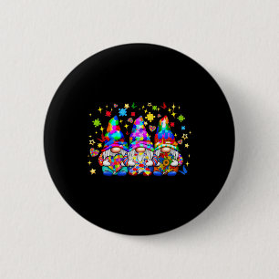 Badge Rond 5 Cm Accepter Comprendre Amour Gnome Sensibilisation su
