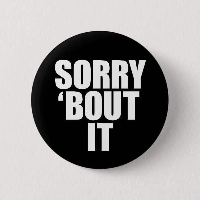 Badge Rond 5 Cm 'Accès désolé il bouton (Devant)