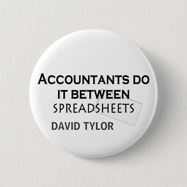Badge Rond 5 Cm Accountants do it ! (Devant)