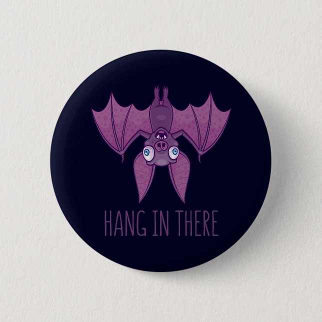 Badge Rond 5 Cm Accrochez-Vous Là-Bas Vampire Wacky (Devant)
