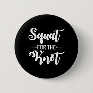 Badge Rond 5 Cm Accroupissement pour le noeud de mariage Fitness M