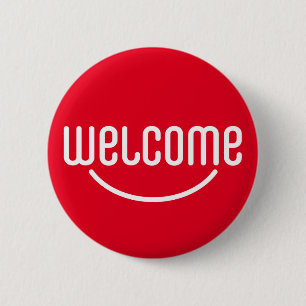 Badge Rond 5 Cm Accueil