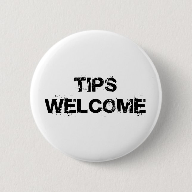 Badge Rond 5 Cm Accueil de bouts (Devant)