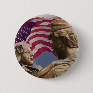 Badge Rond 5 Cm Accueil du jour commémoratif
