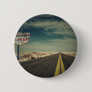 Badge Rond 5 Cm Accueil vers Las Vegas