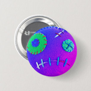 Badge Rond 5 Cm Acide de pourpre de vaudou