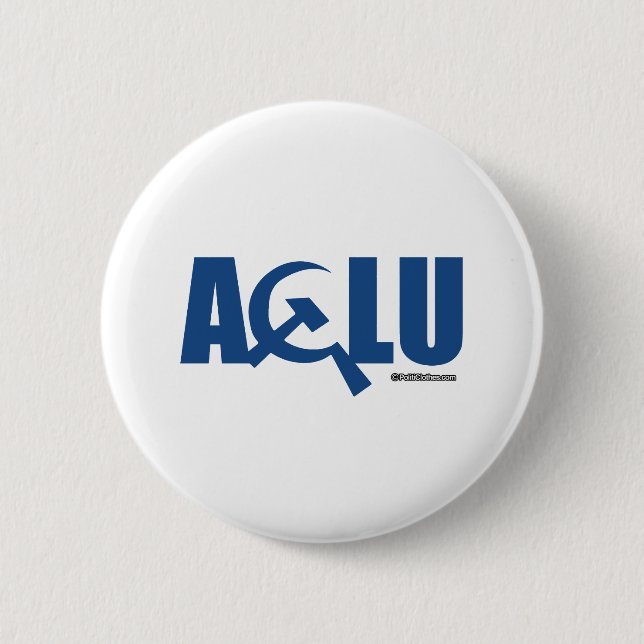 Badge Rond 5 Cm ACLU communiste (Devant)