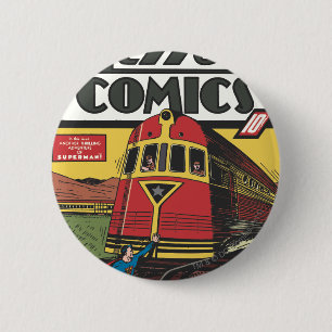 Badge Rond 5 Cm Action Comics - juin 1939