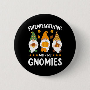Badge Rond 5 Cm Action D'Amitié Avec Mes Gnomies Action De Grâce C