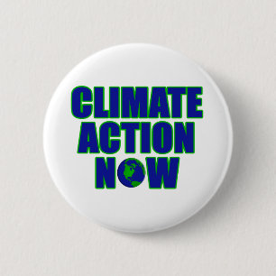 Badge Rond 5 Cm Action de climat maintenant
