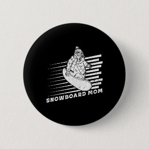 Badge Rond 5 Cm Activités de snowboard Extérieur Ski de montagne R