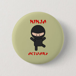 Badge Rond 5 Cm Actuaire de Ninja