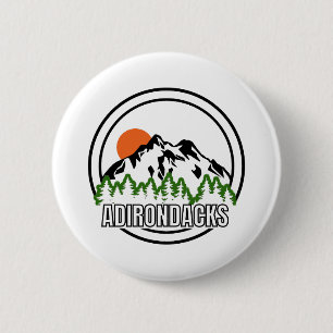 Badge Rond 5 Cm Adirondacks New York