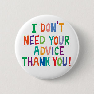 Badge Rond 5 Cm Adolescent grandissant indépendant individuel