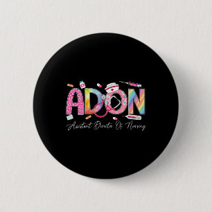 Badge Rond 5 Cm Adon Istant Directeur Des Infirmières Infirmières
