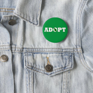 Badge Rond 5 Cm Adopter les animaux