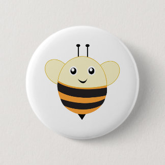 Badge Rond 5 Cm Adorable Bee Little Zoo