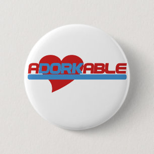 Badge Rond 5 Cm Adorable Dork