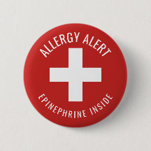 Adrénaline vigilante d'allergie à l'intérieur de