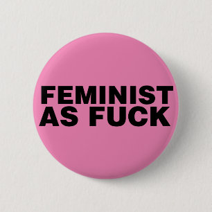 Badge Rond 5 Cm AF féministe