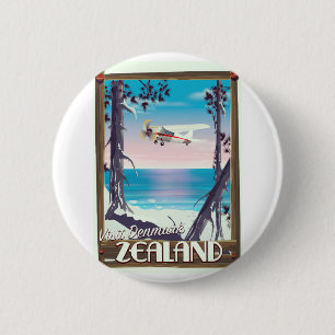 Badge Rond 5 Cm Affiche de voyage du Danemark