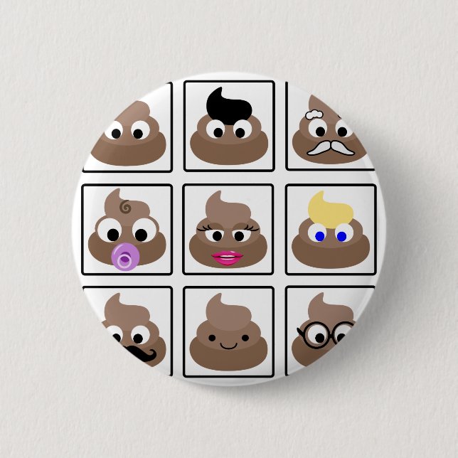 Badge Rond 5 Cm Afficher plusieurs faces (Devant)