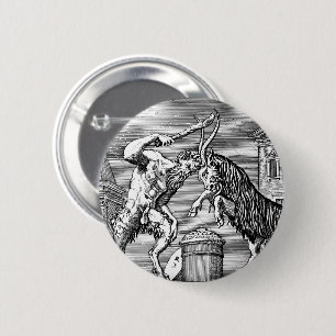 Badge Rond 5 Cm Affrontement Des Titans
