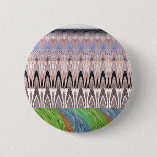 Badge Rond 5 Cm Africa Asia traditional