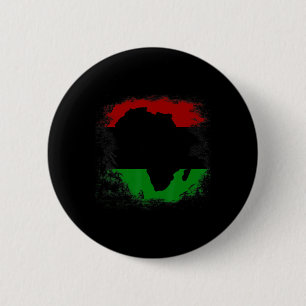 Badge Rond 5 Cm Afrique Drapeau Afrique Carte du continent panafri