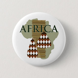 Badge Rond 5 Cm Afrique - Riche en Histoire