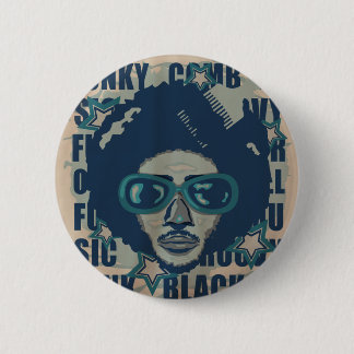 BADGE ROND 5 CM AFRO