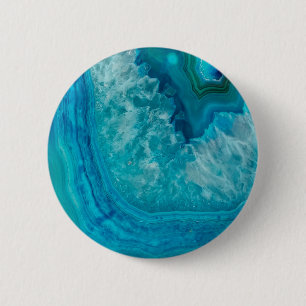 Badge Rond 5 Cm Agathe, agneau, pierre précieuse, pierres précieus