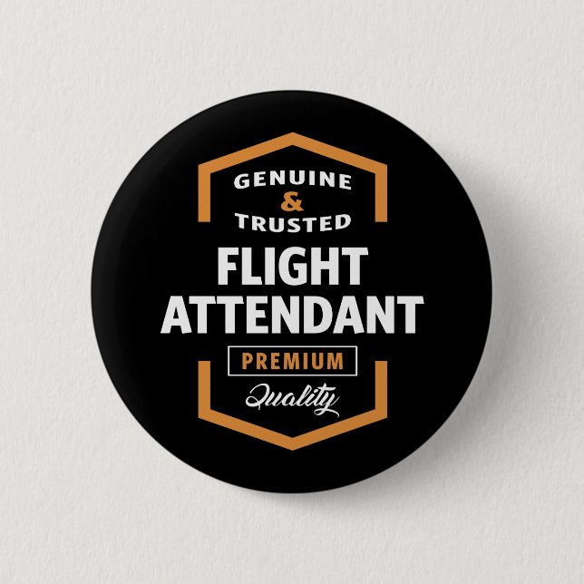 Badge Rond 5 Cm Agent de bord | Idées cadeaux (Devant)
