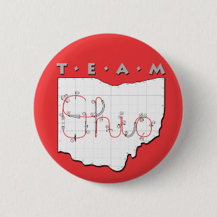 Badge Rond 5 Cm Agilité de l'Ohio d'équipe